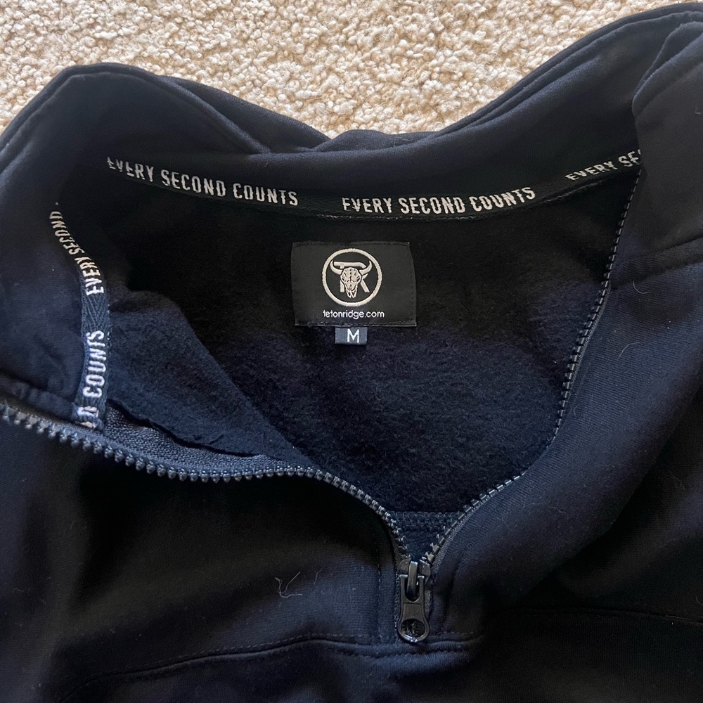 Fringe Quarter Zip Cropped Jacket - image 4